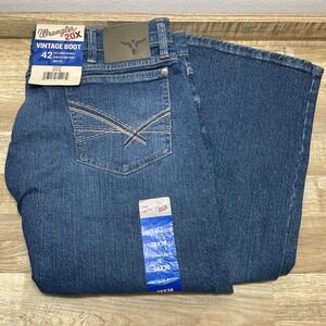 Wrangler 20X Vintage Boot Jeans Mens 38x36 Style 42 Slim Fit Stretch Denim New
